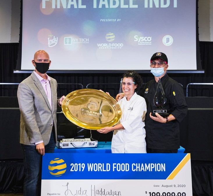 Congratulations to the newest World Food Champion Lidia Haddadian!