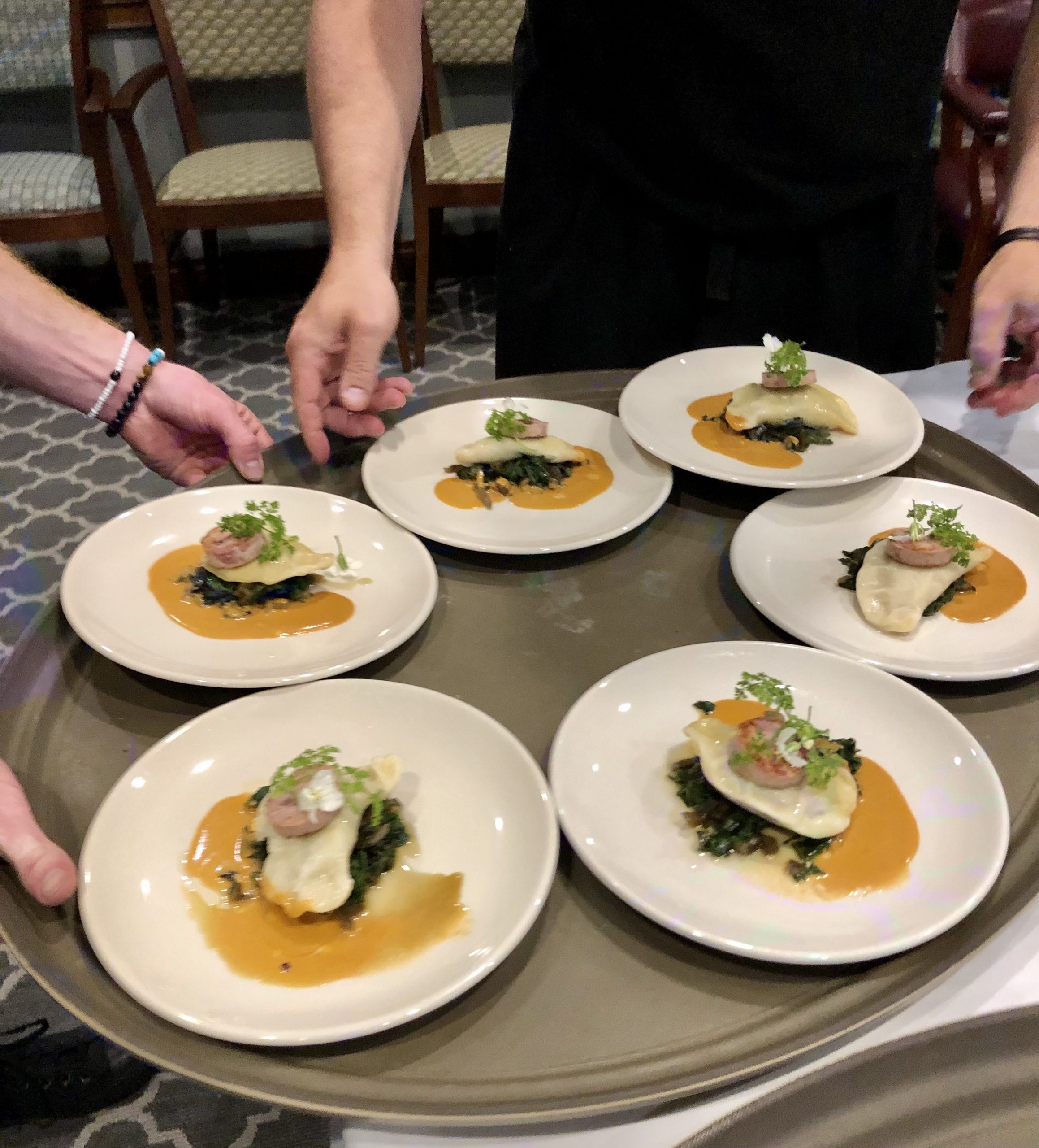 Just one of the many dishes featured at the 2021 Spring Dinner Series.