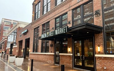 Reimagined former factory includes food hall, market & more
